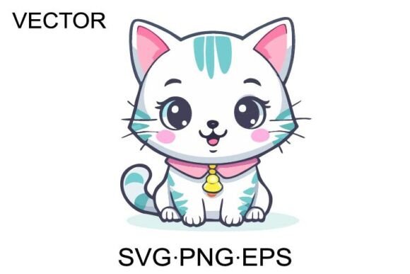 Cat Baby Girl SVG Vector Review