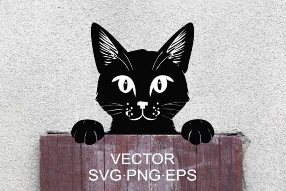 Cat Face Peeking Cat Embroidery Review