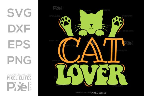 Cat Lover SVG Cut File T-Shirt Design Review