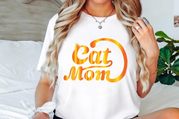 Cat Mom SVG PNG Review for Real Embroidery Work
