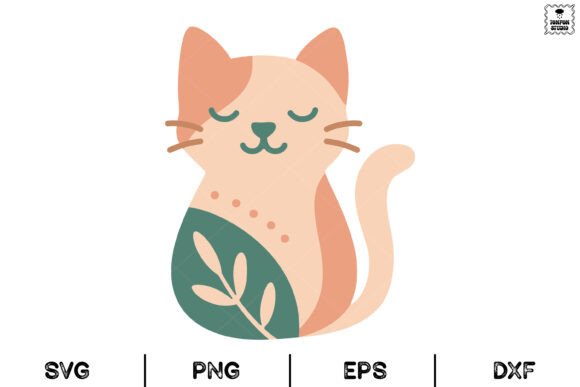 Cat Svg, Cute Cat Svg, Cat Boho Review for Real Embroidery