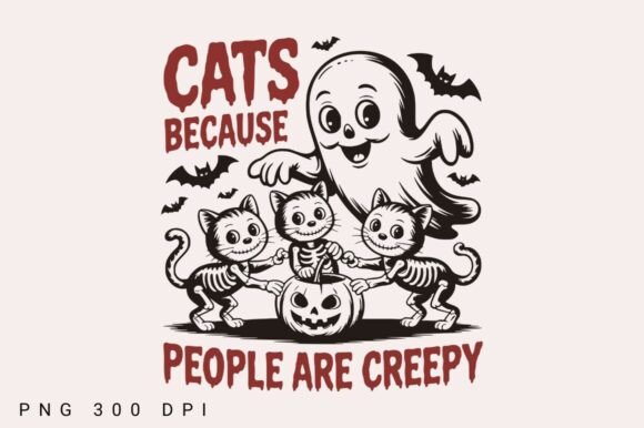 Cats Because People Are Creepy SVG,Funny Review