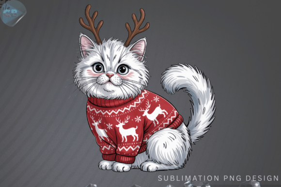 Christmas Cat Meowy Christmas PNG Design Review