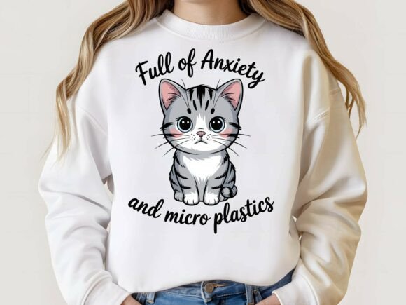 Full of Anxiety Kawaii Cat SVG Review