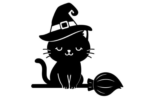 Halloween Witch Black Cat SVG Review