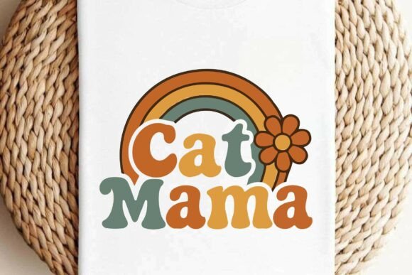 Retro Cat Mama SVG PNG DXF Sublimation Review
