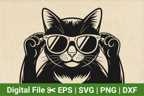 Review: Cat SVG Files for Cricut, Sunglass Cat